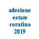 Proposte di adesione all'Estate Coratina 2019