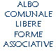 Iscrizione o conferma Albo Comunale delle Libere forme Associative